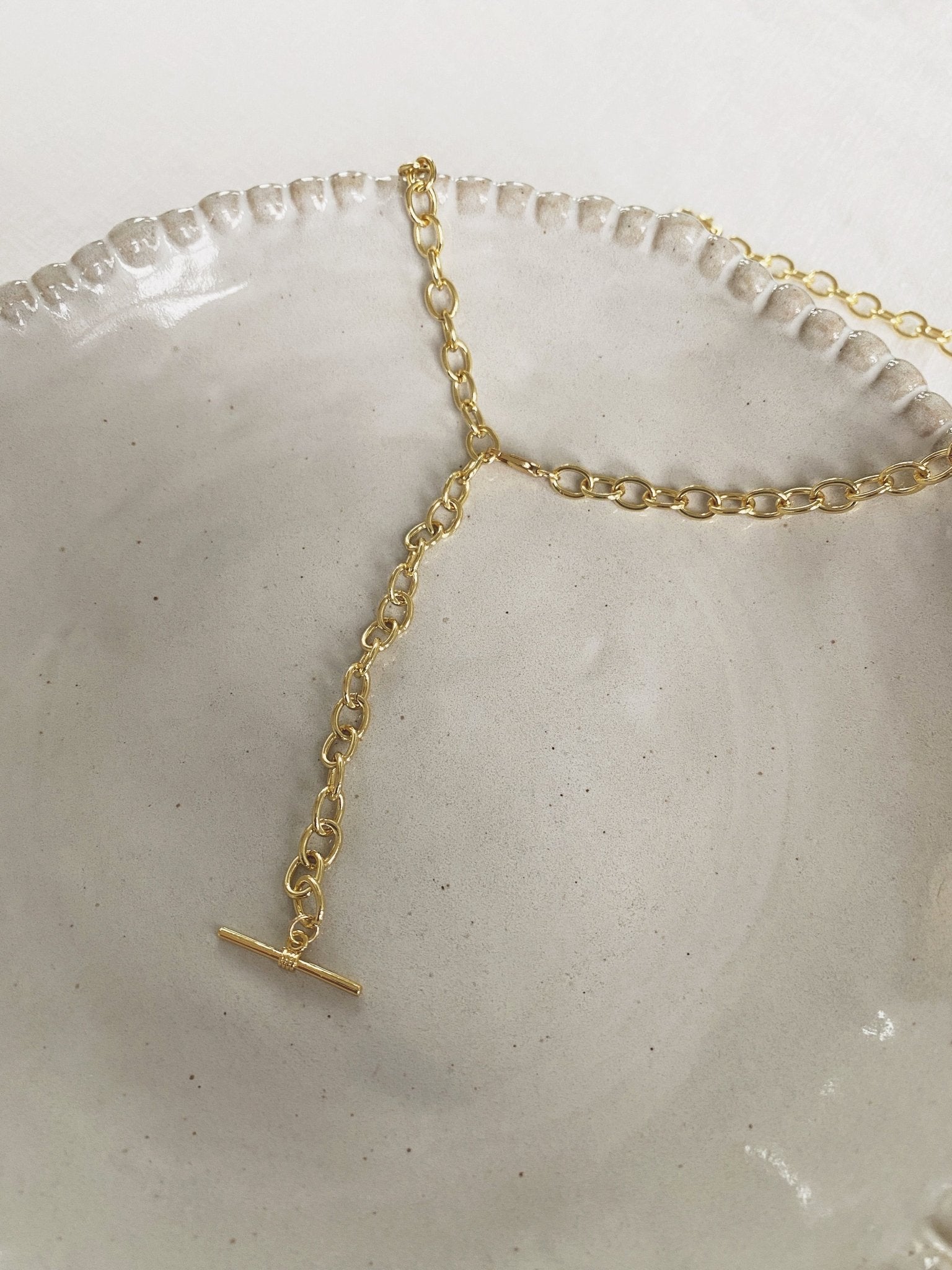Monaco Necklace, Gold Plated - Spring Sweet