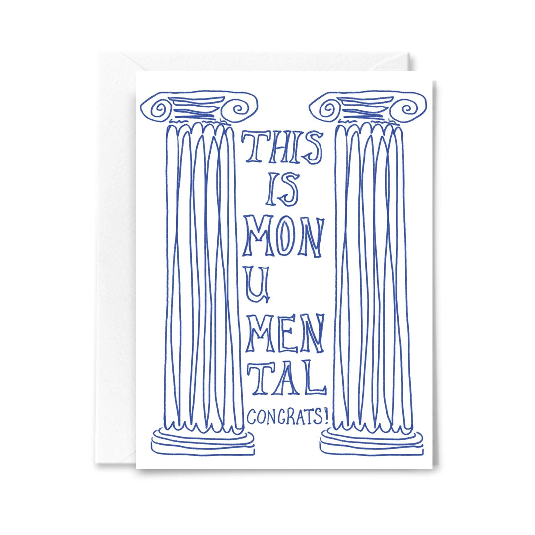 Monumental Congrats Card - Spring Sweet