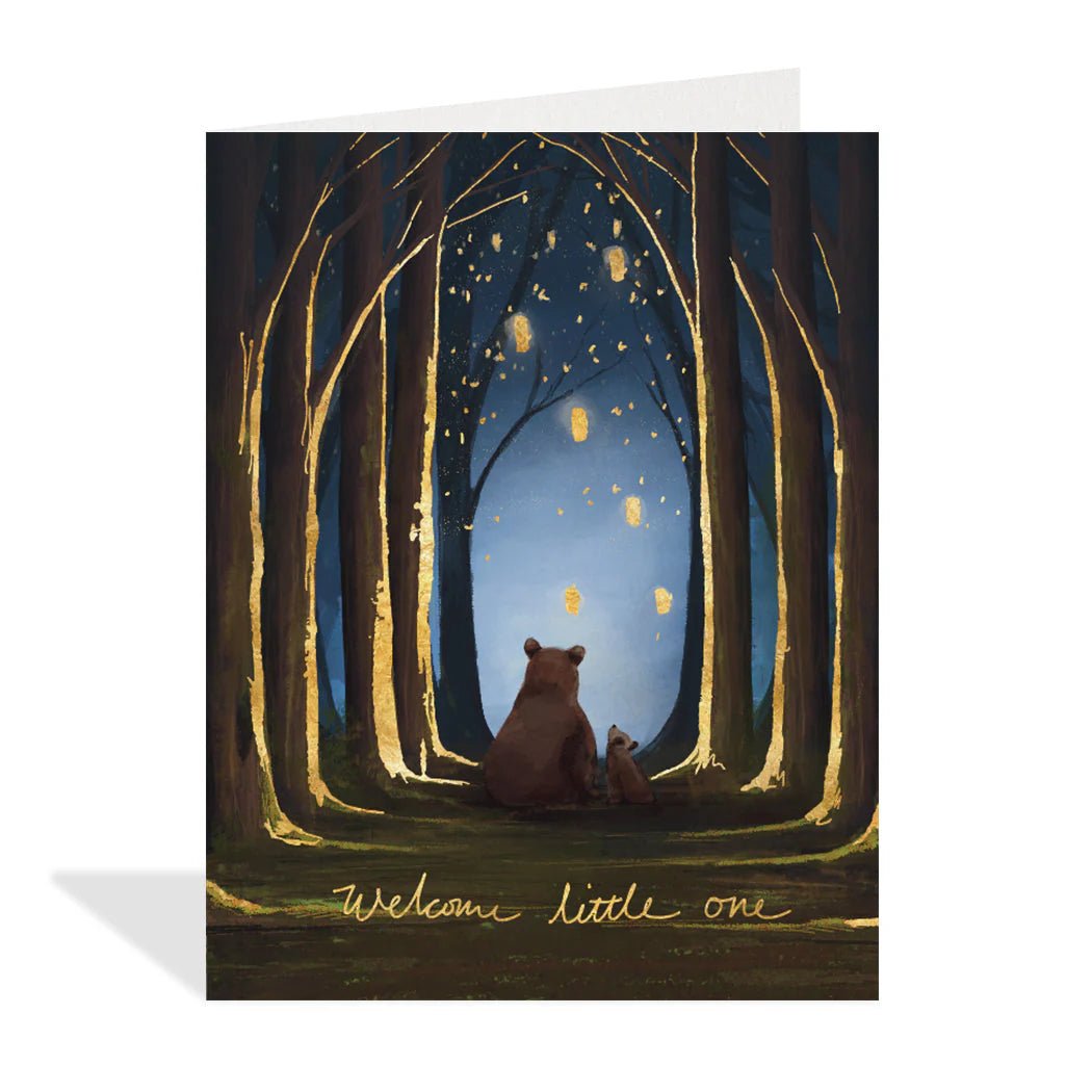 Nighttime Cub Card - Spring Sweet