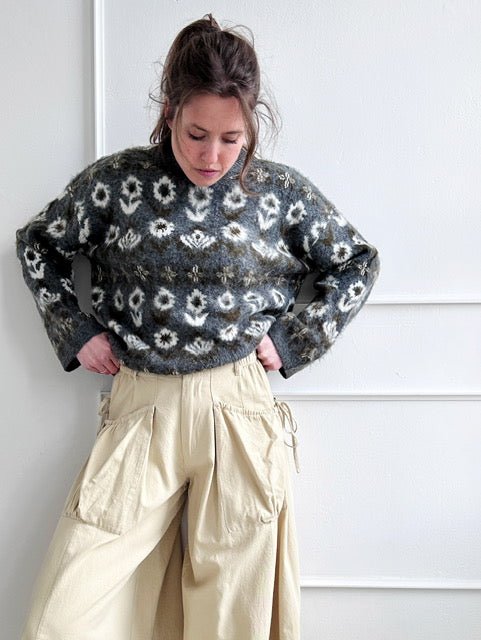 Nordic Wool-Blend Knit Sweater - Spring Sweet