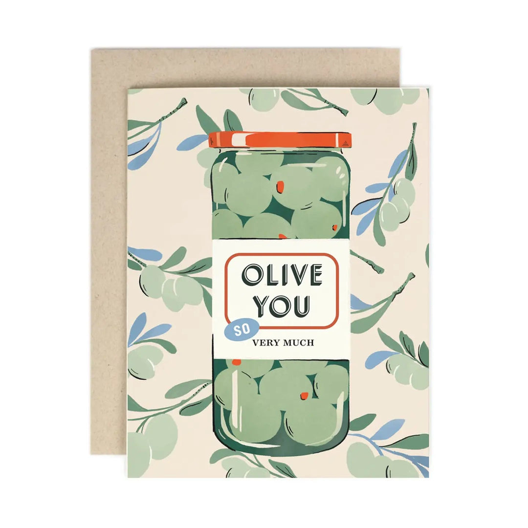 Olive You Card - Spring Sweet