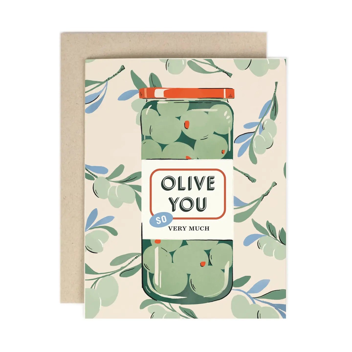 Olive You Card - Spring Sweet