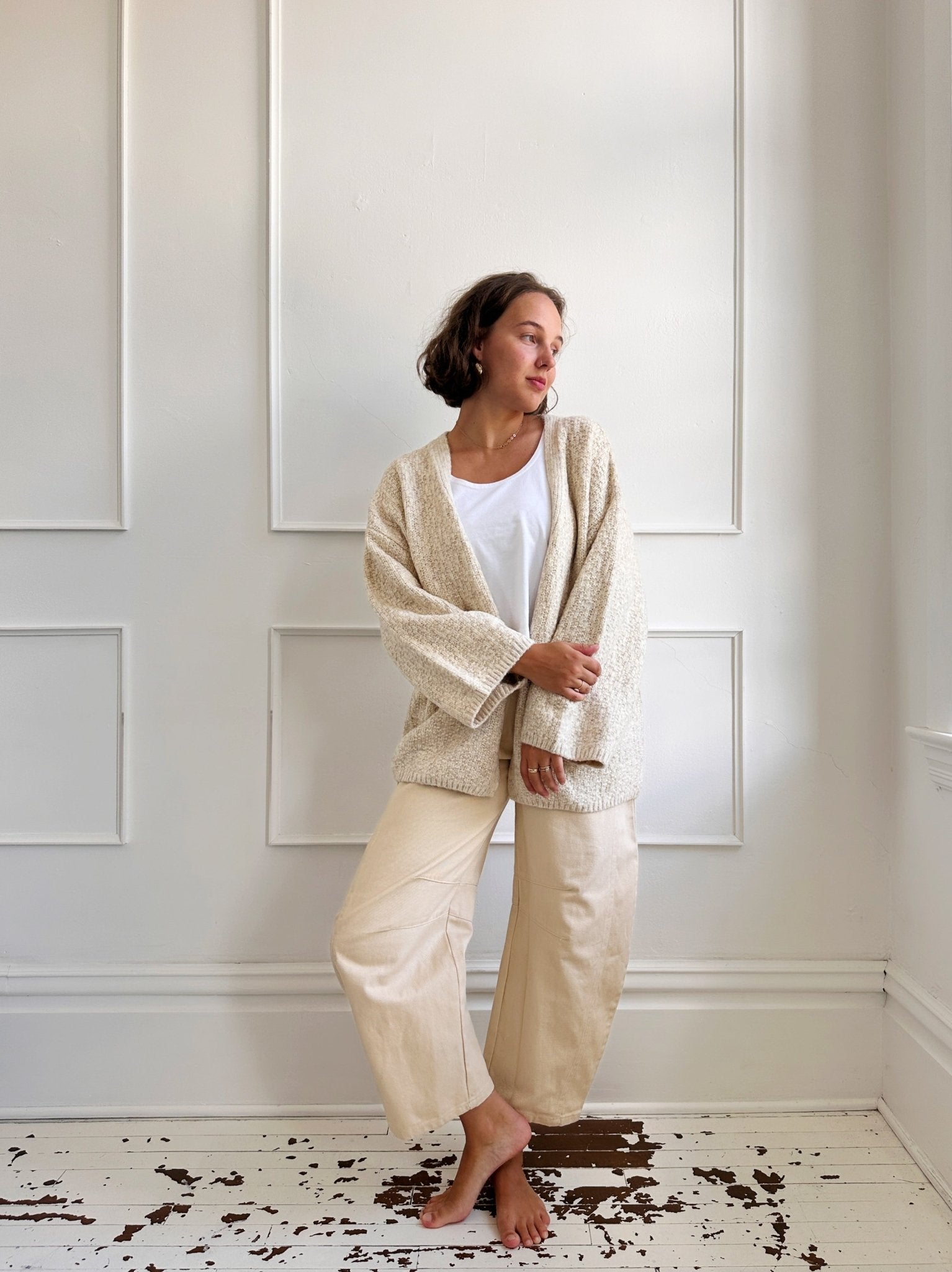 Open Front Cardigan Sweater - Spring Sweet