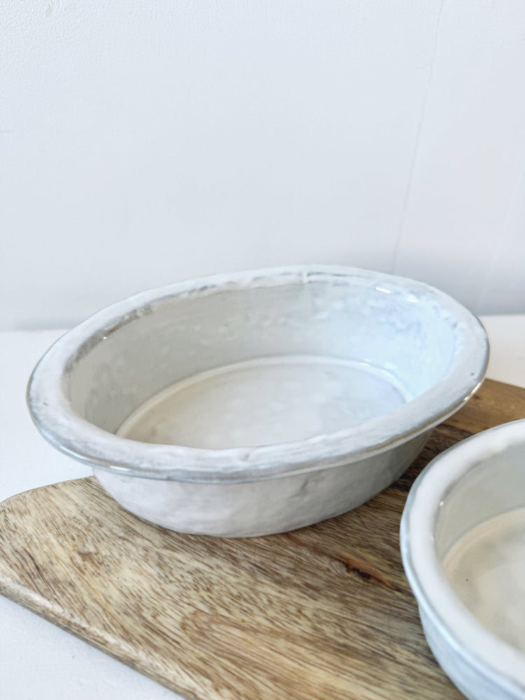 Oval Stoneware Baker - Spring Sweet