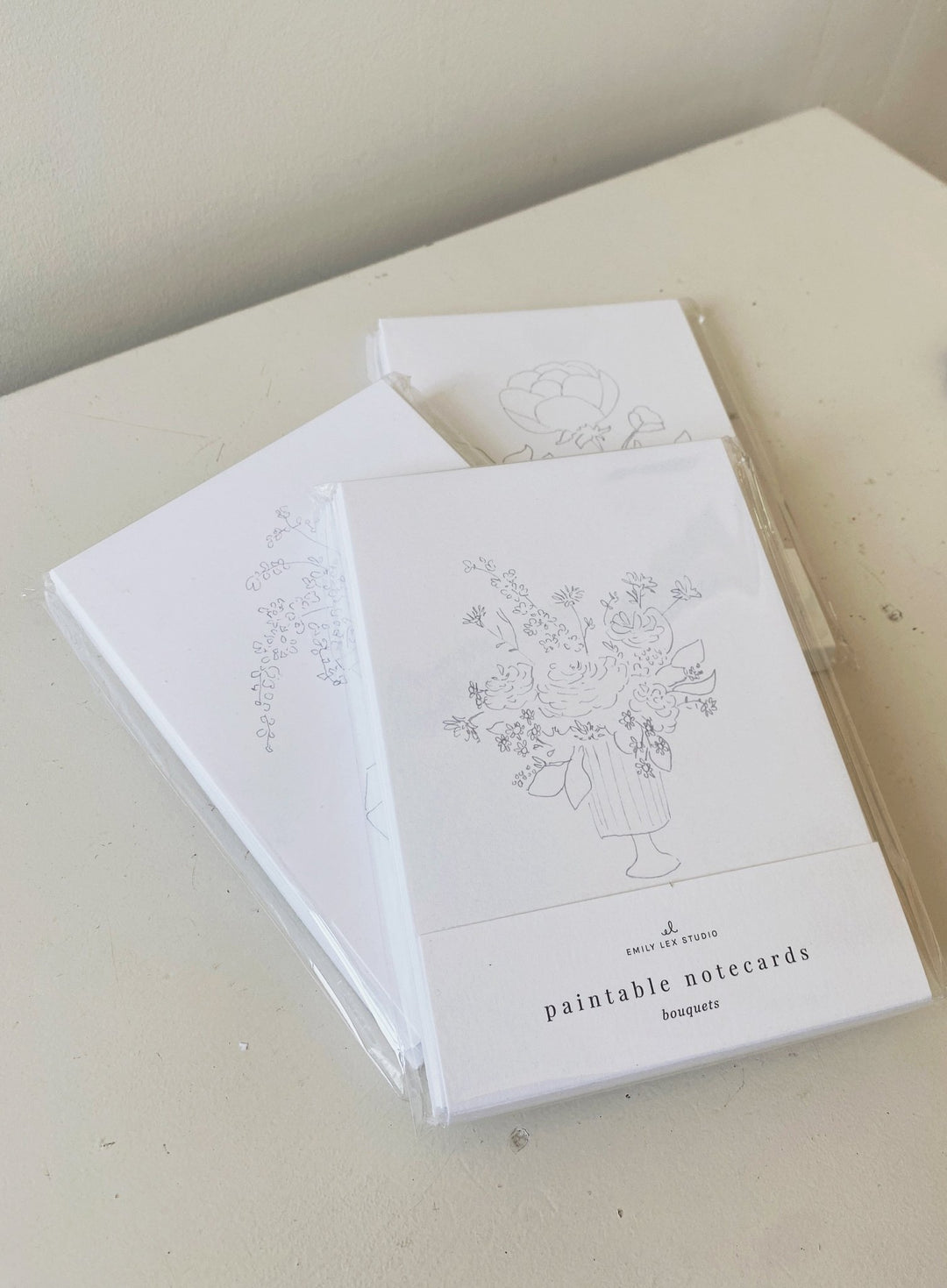 Paintable Notecard Set - Spring Sweet