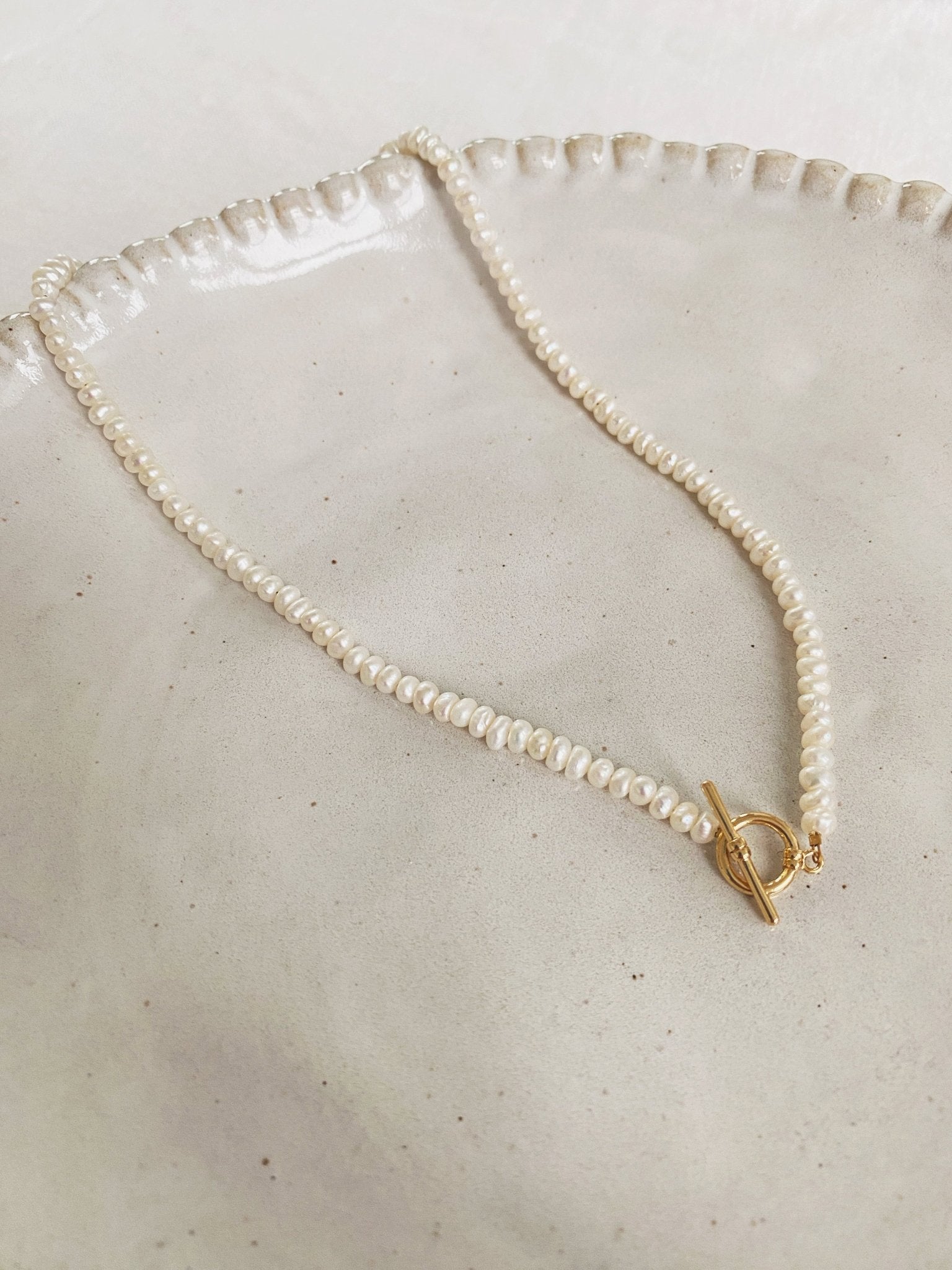 Paloma Necklace, Gold Plated - Spring Sweet