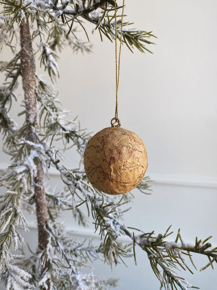 Paper Mache Ball Ornaments - Spring Sweet