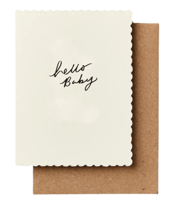 Petite "Hello Baby" Card - Spring Sweet