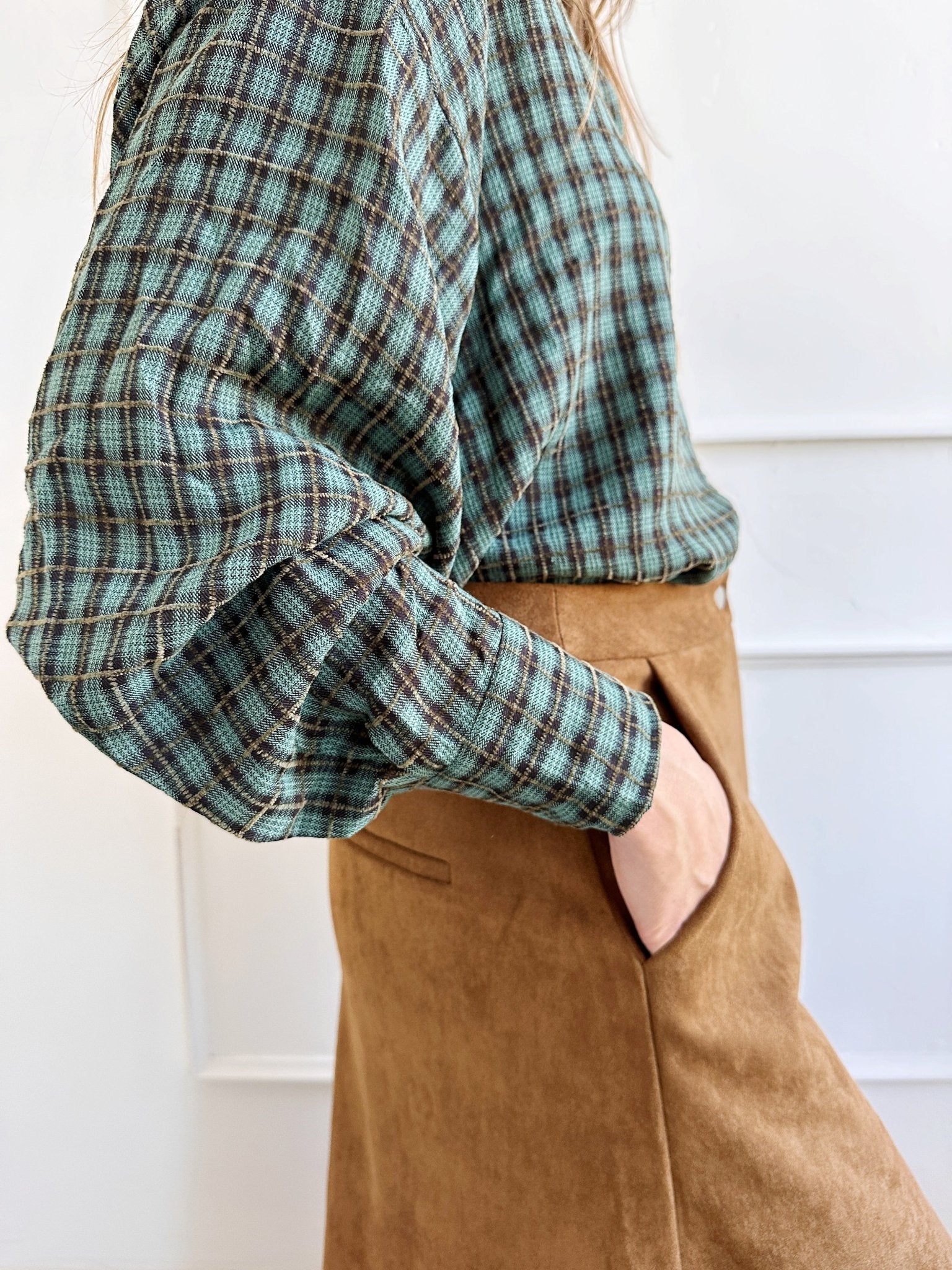Plaid Button Down - Spring Sweet