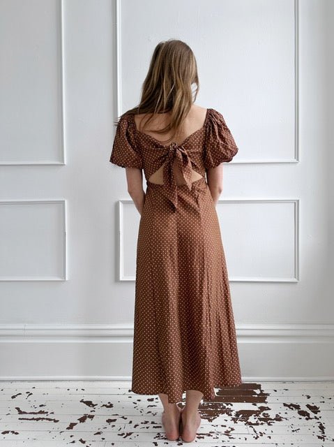 Polka Dot Midi Dress - Spring Sweet