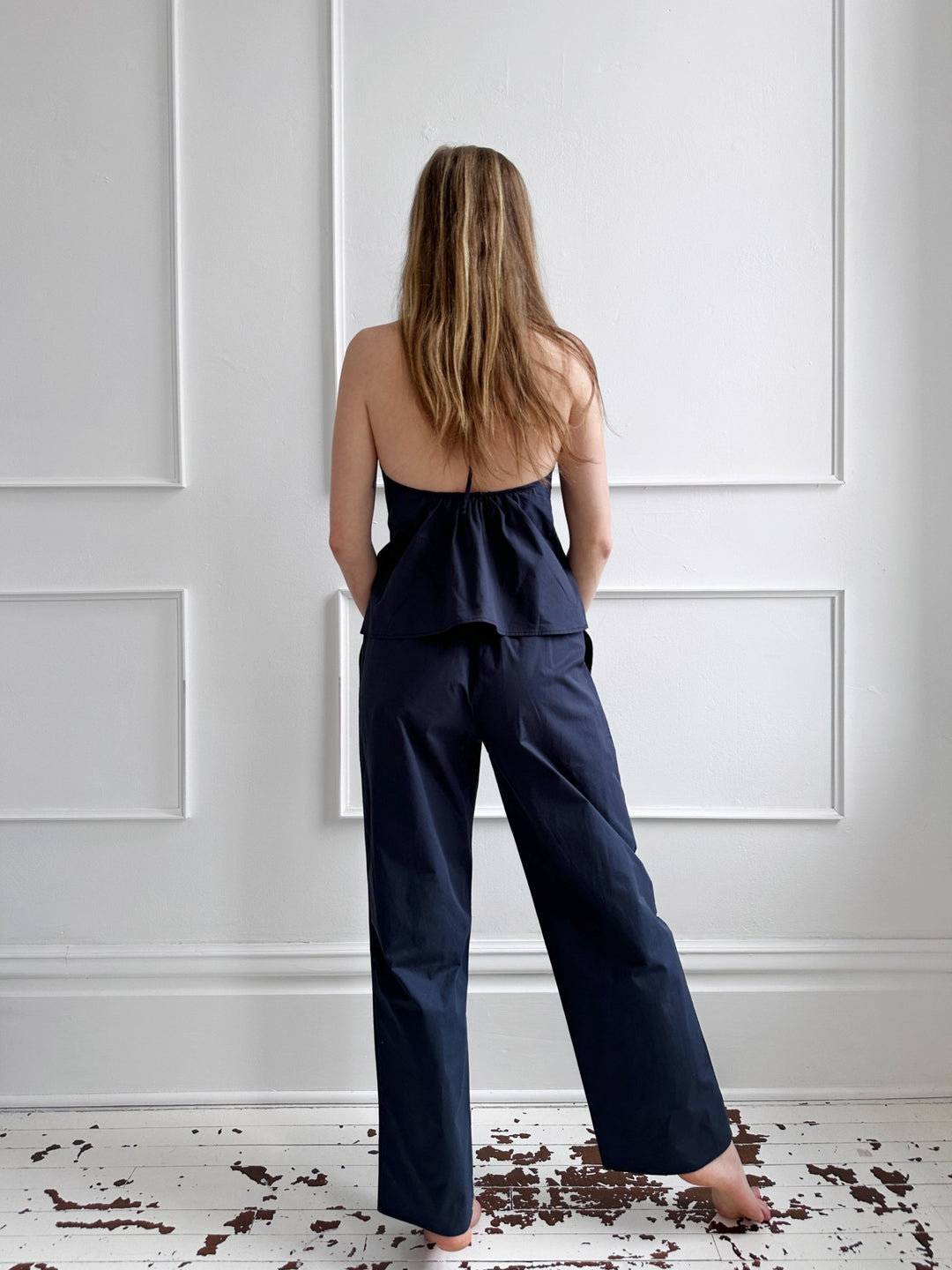 Poplin Drawstring Pants - Spring Sweet