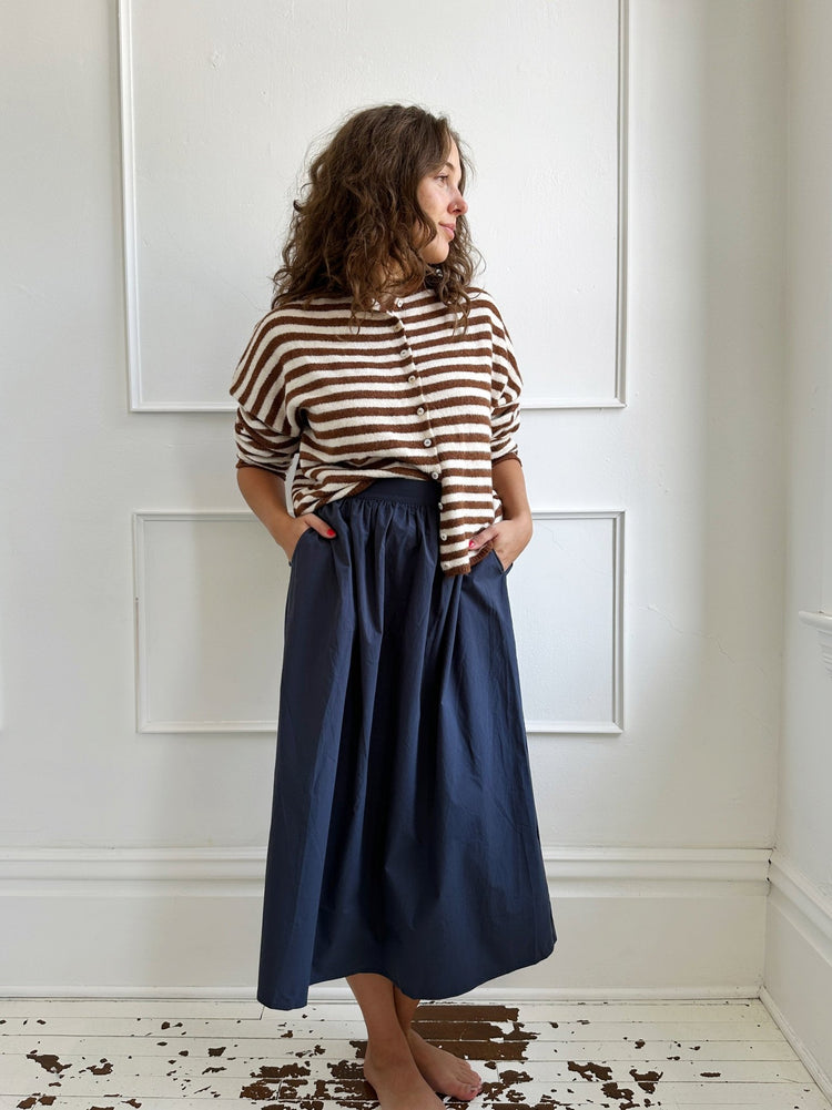 Poplin Midi Skirt - Spring Sweet