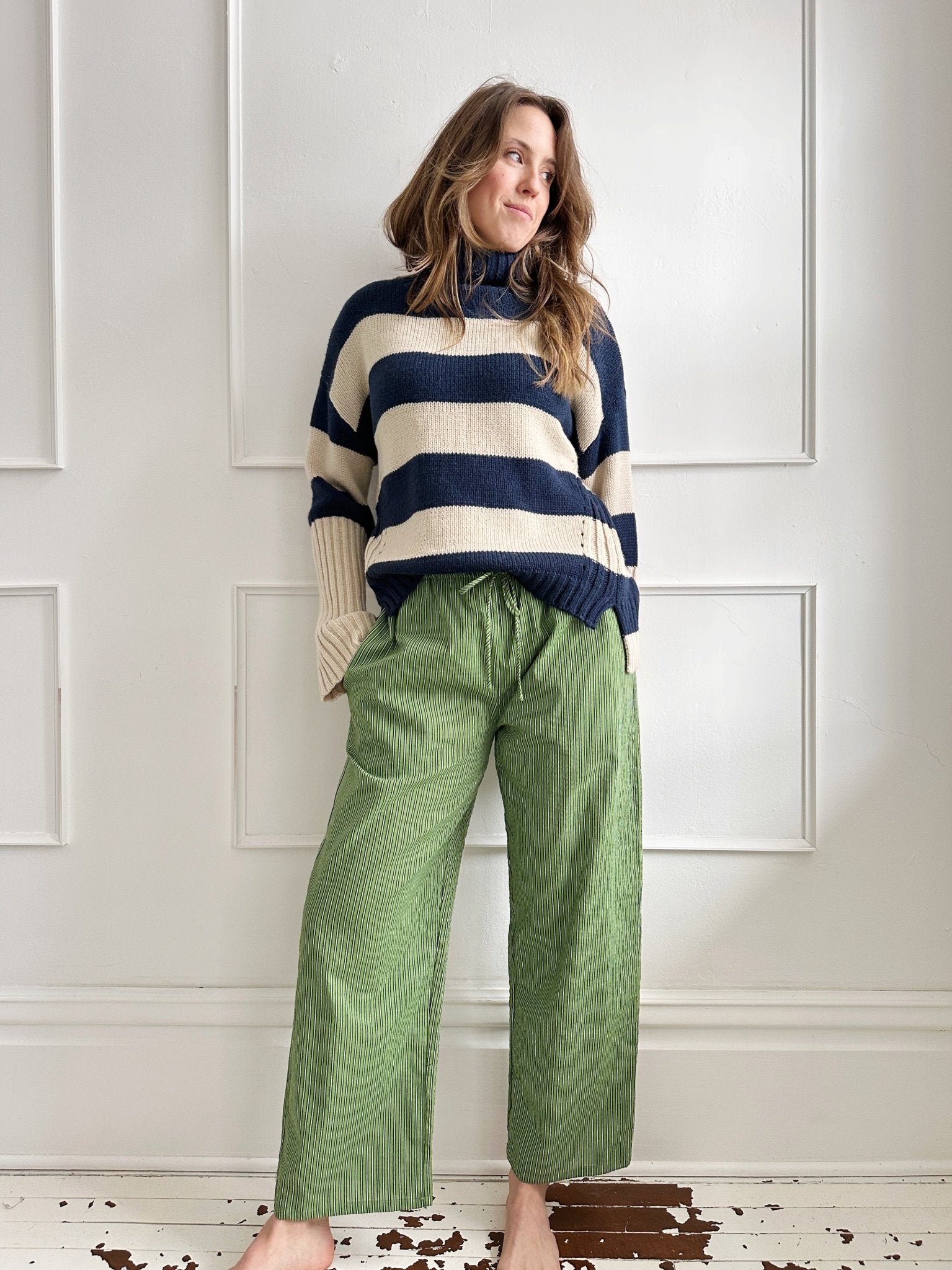 Poplin Pants - Spring Sweet