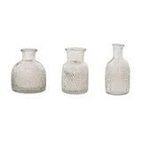 Pressed Glass Bud Vase - Spring Sweet