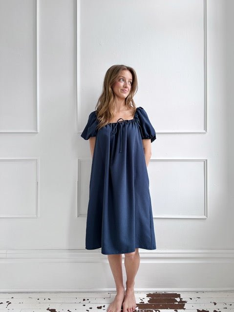 Puff Sleeve Shift Dress - Spring Sweet