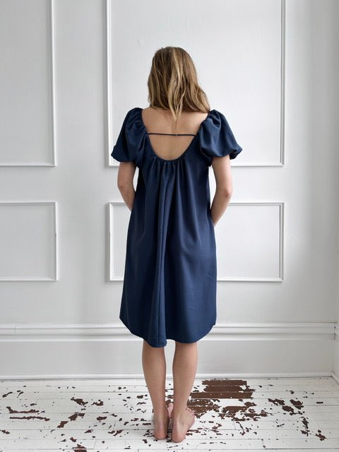 Puff Sleeve Shift Dress - Spring Sweet