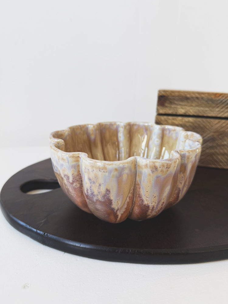 Reactive Glaze Flower Bowl - Spring Sweet