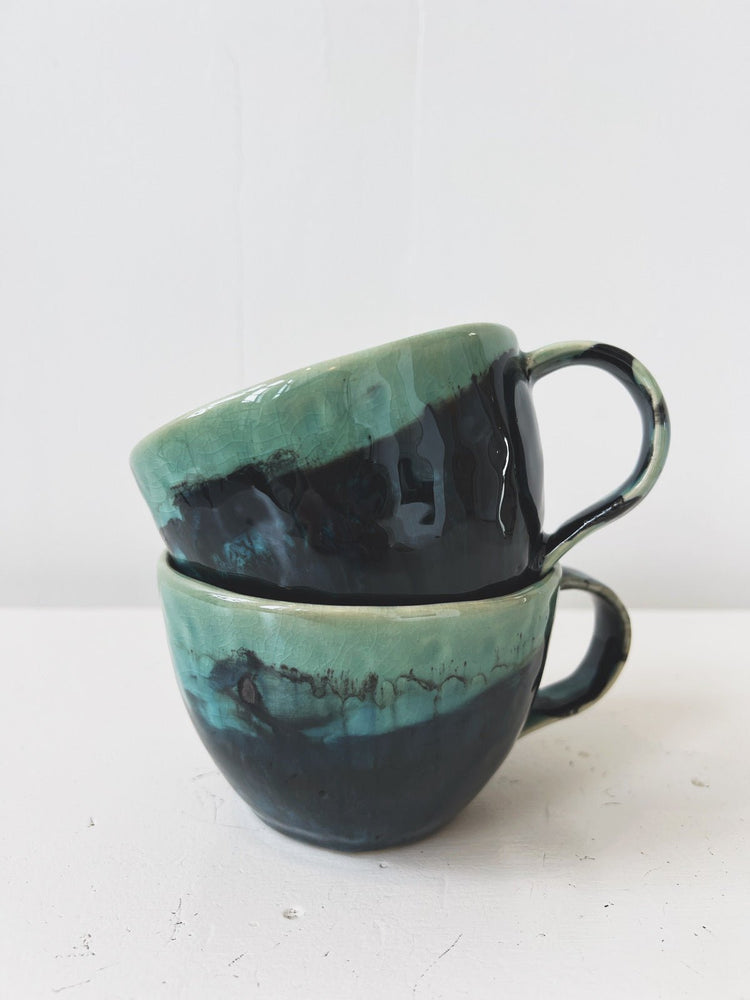 Reactive Glaze Stoneware Mug - Spring Sweet