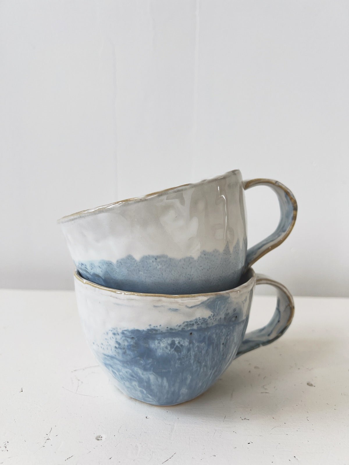 Reactive Glaze Stoneware Mug - Spring Sweet