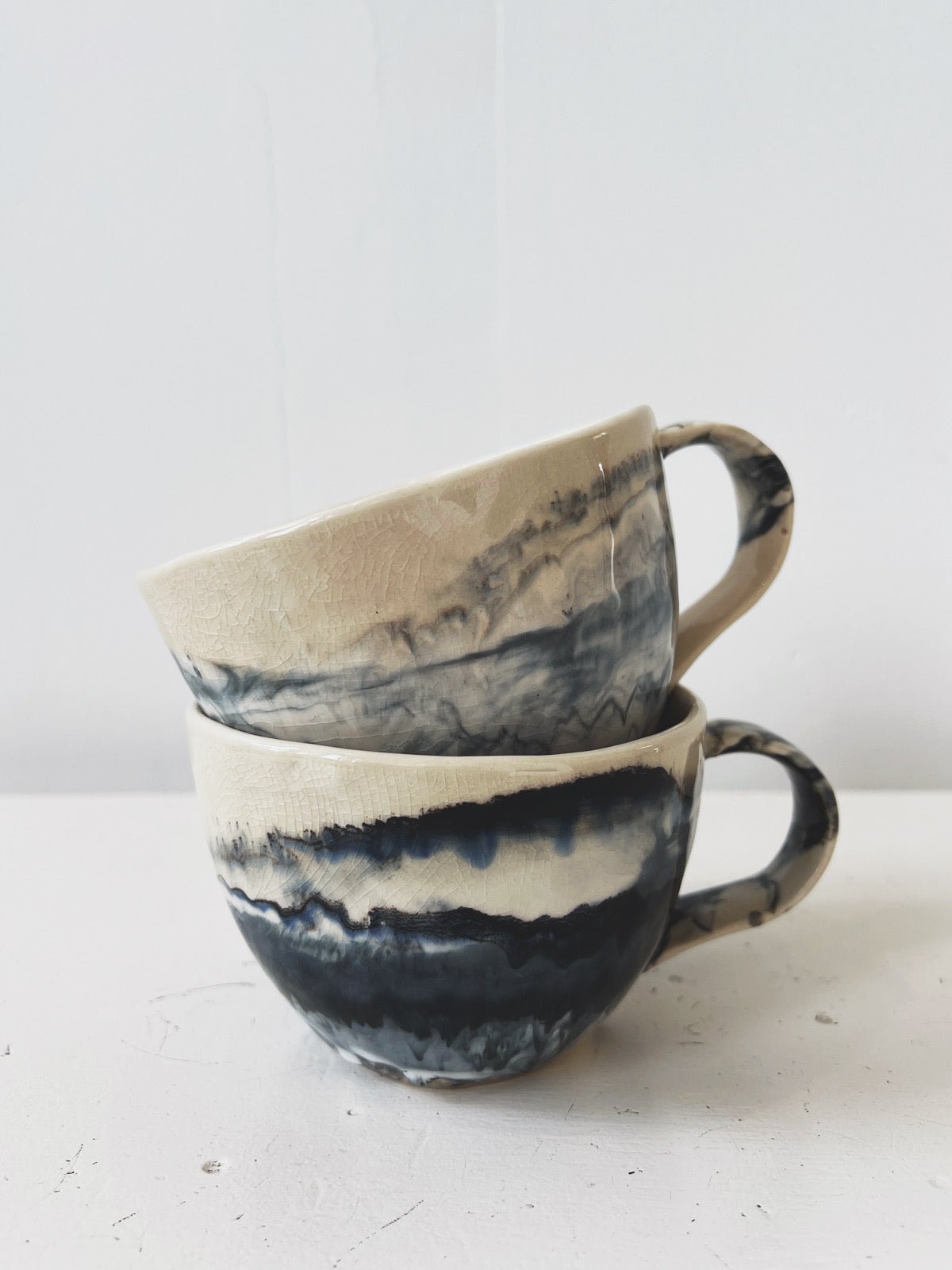 Reactive Glaze Stoneware Mug - Spring Sweet