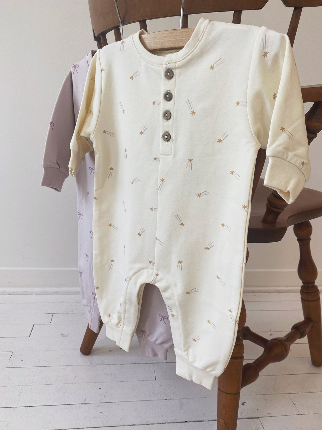 Relaxed Fleece Jumpsuit - Spring Sweet