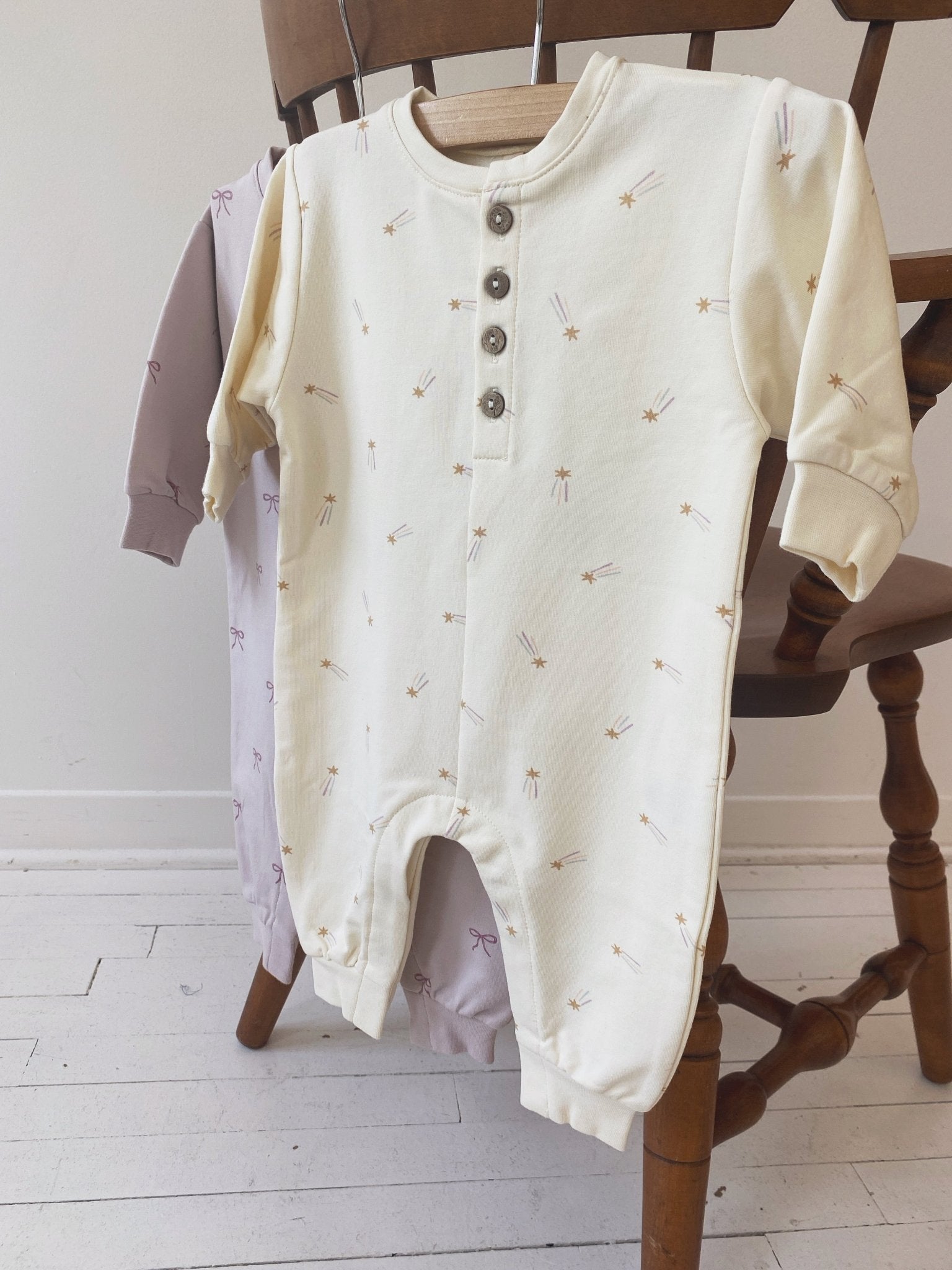 Relaxed Fleece Jumpsuit - Spring Sweet