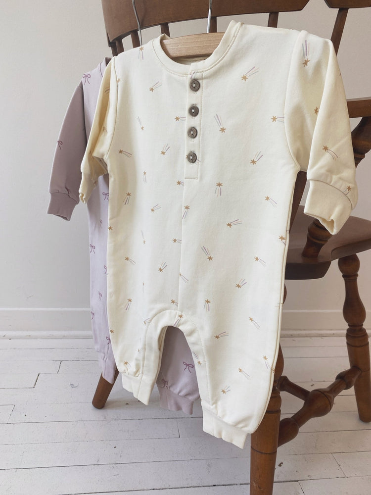 Relaxed Fleece Jumpsuit - Spring Sweet