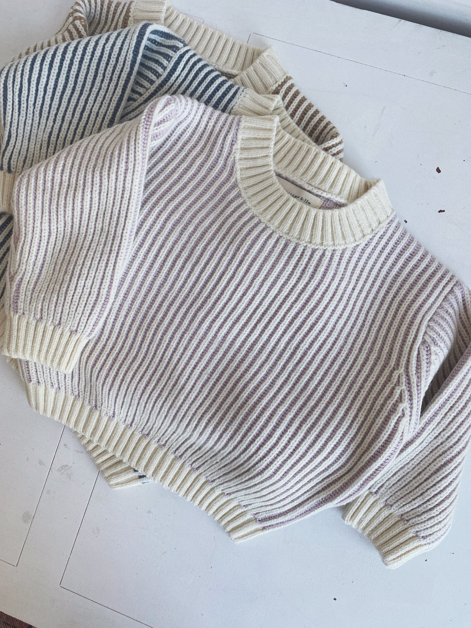 Relaxed Knit Sweater - Spring Sweet