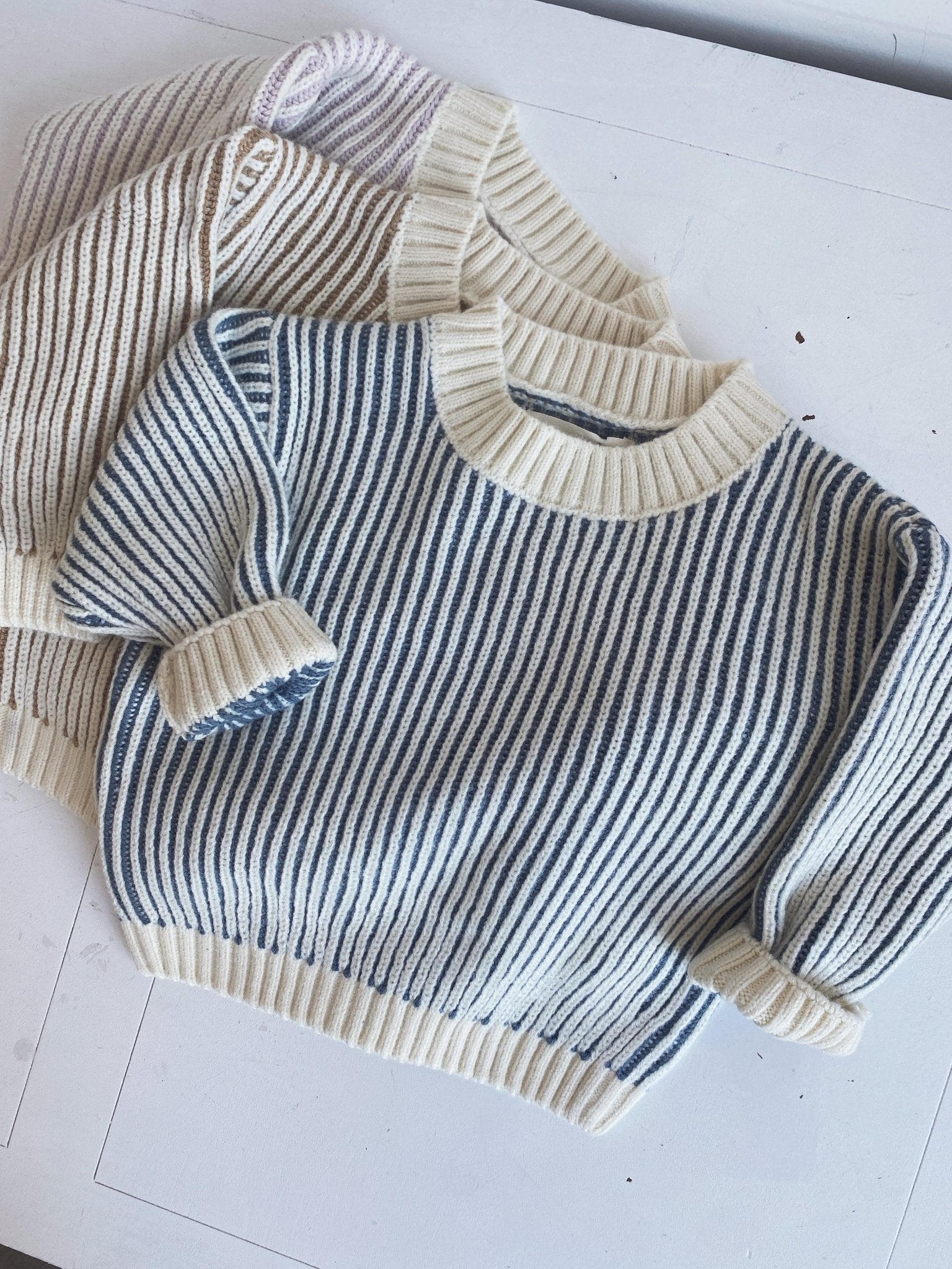 Relaxed Knit Sweater - Spring Sweet