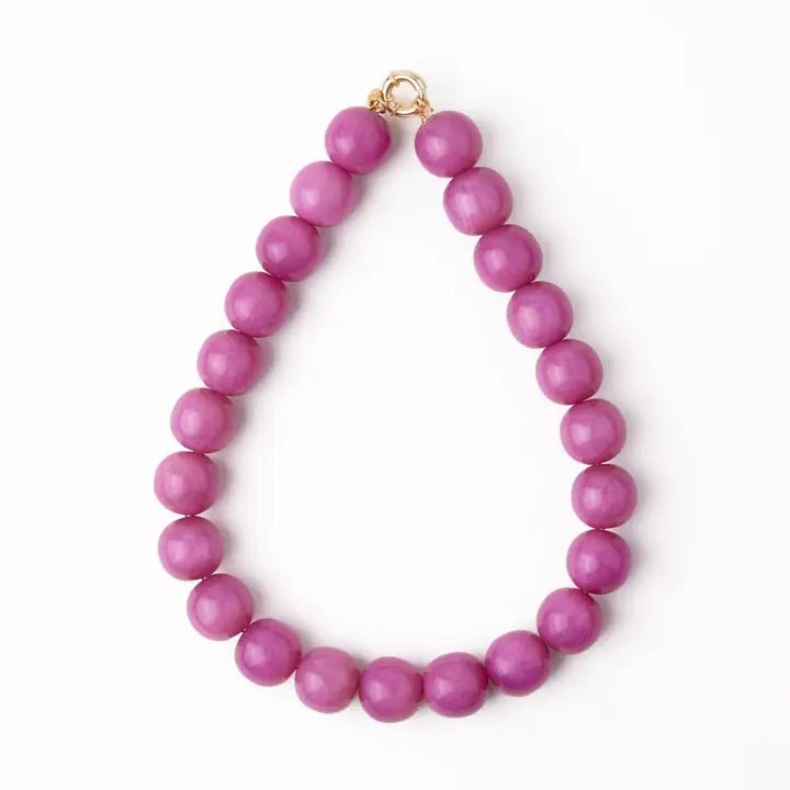 Resin Bead Necklace - Spring Sweet