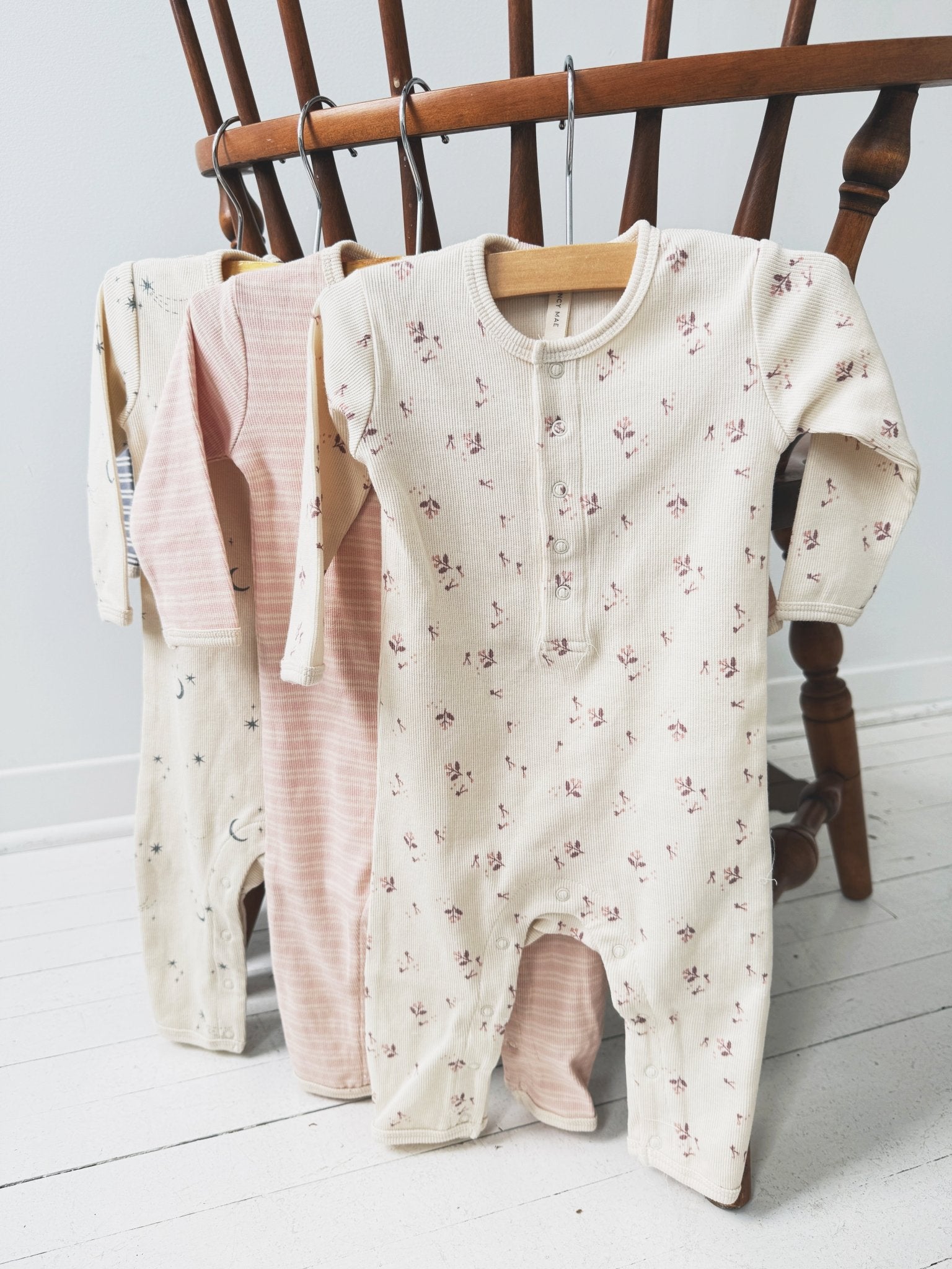 Ribbed Baby Jumpsuit - Spring Sweet