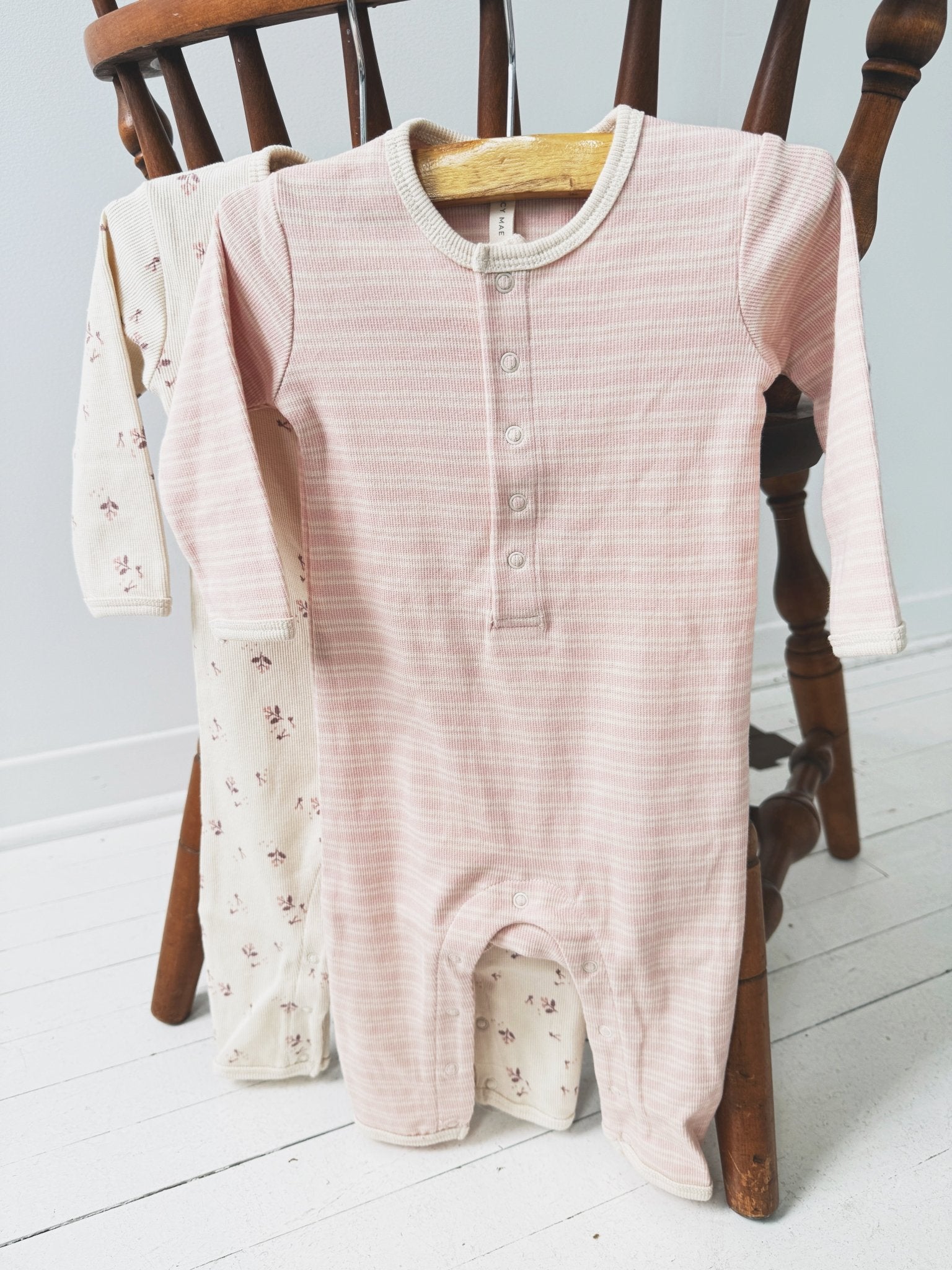 Ribbed Baby Jumpsuit - Spring Sweet