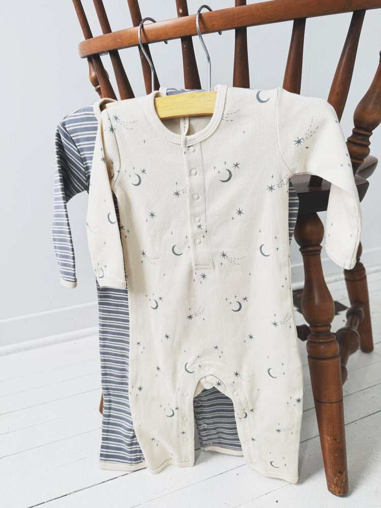 Ribbed Baby Jumpsuit - Spring Sweet