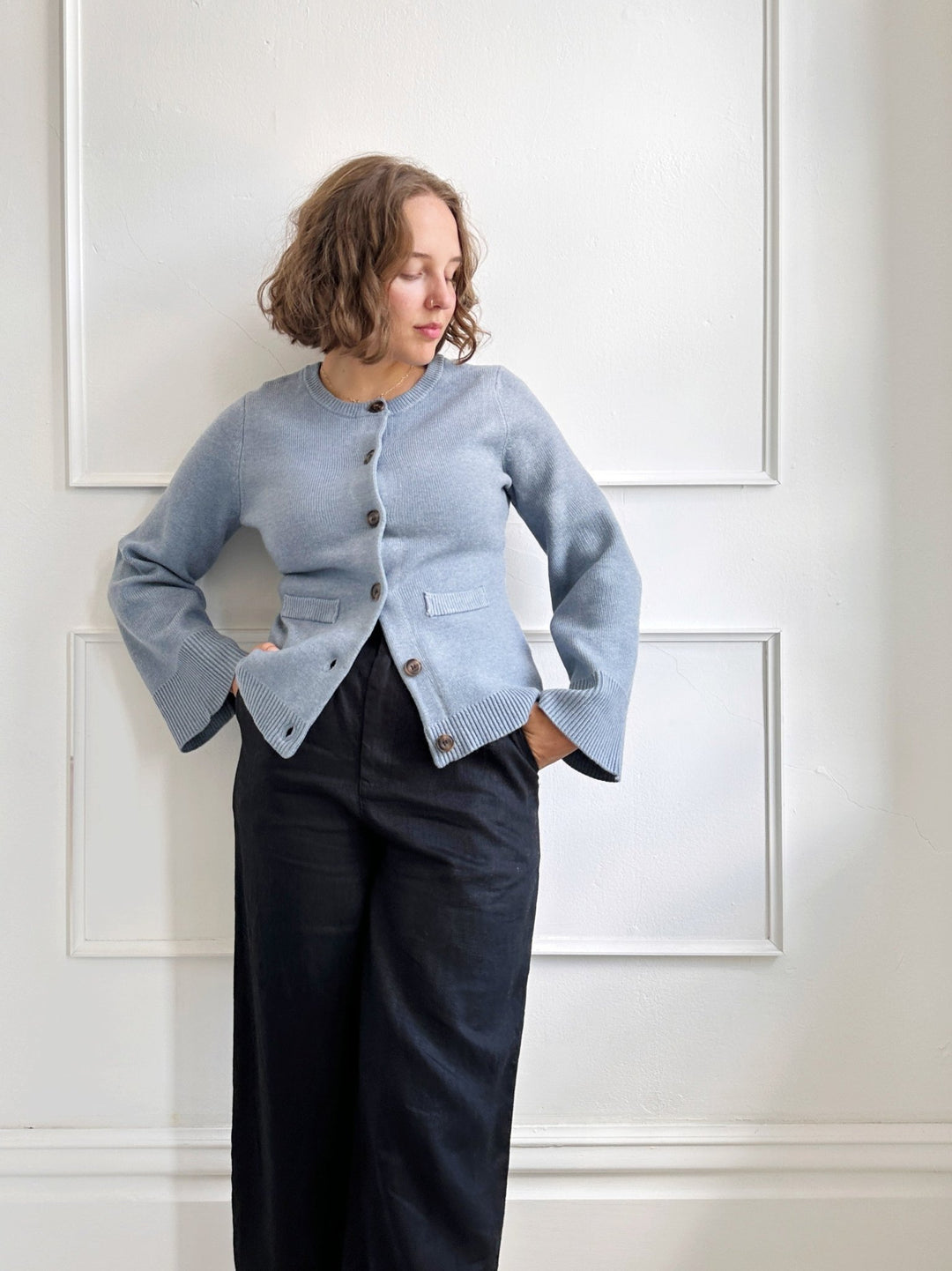 Ribbed Knit Cardigan - Spring Sweet