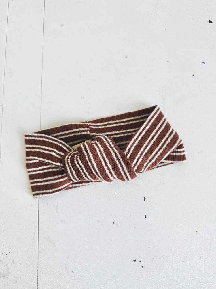 Ribbed Knotted Headband - Spring Sweet