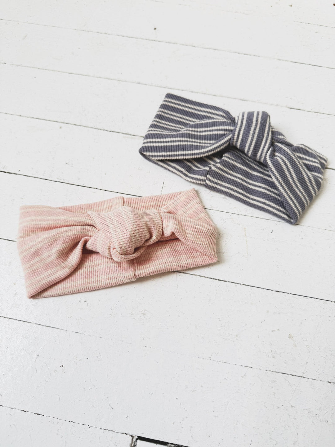 Ribbed Knotted Headband - Spring Sweet