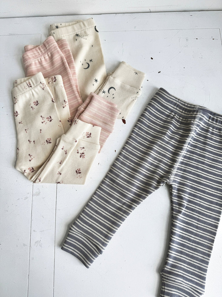Ribbed Leggings - Spring Sweet