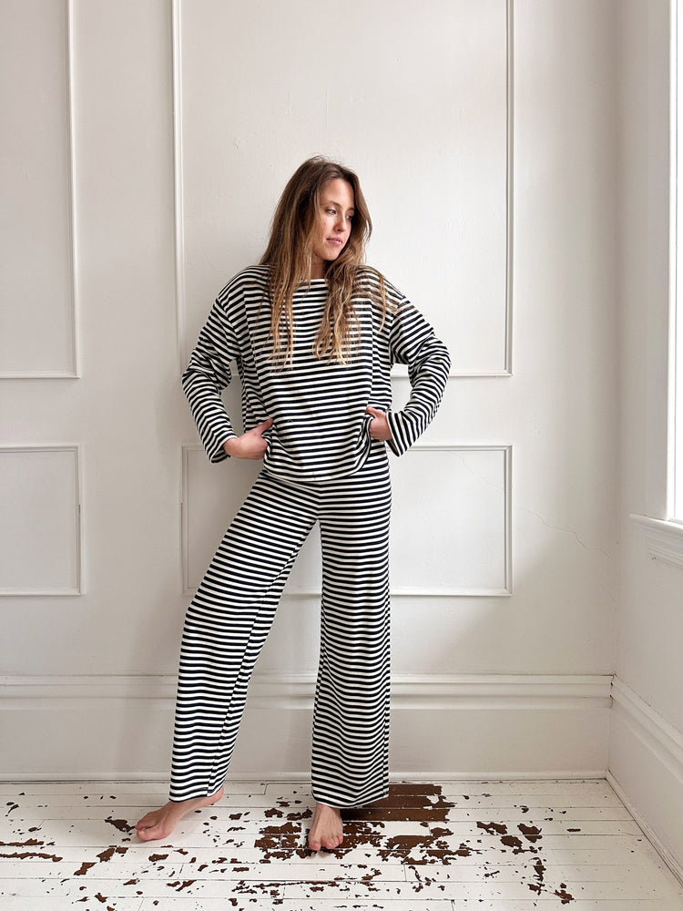 Ribbed Lounge Pants - Spring Sweet