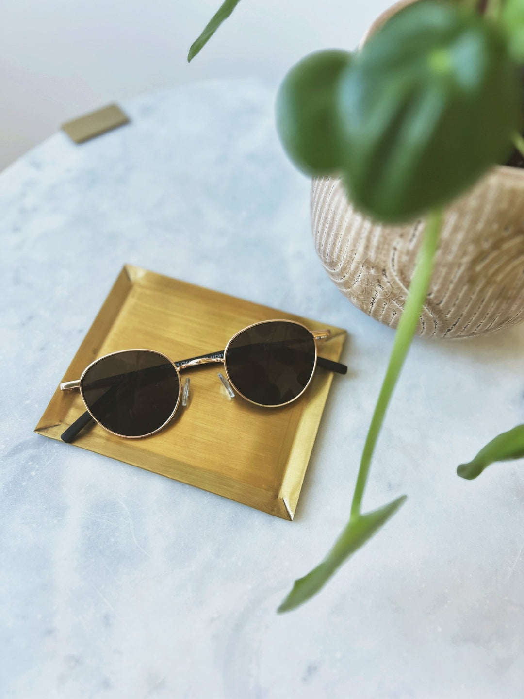 Round Metal Sunglasses - Spring Sweet