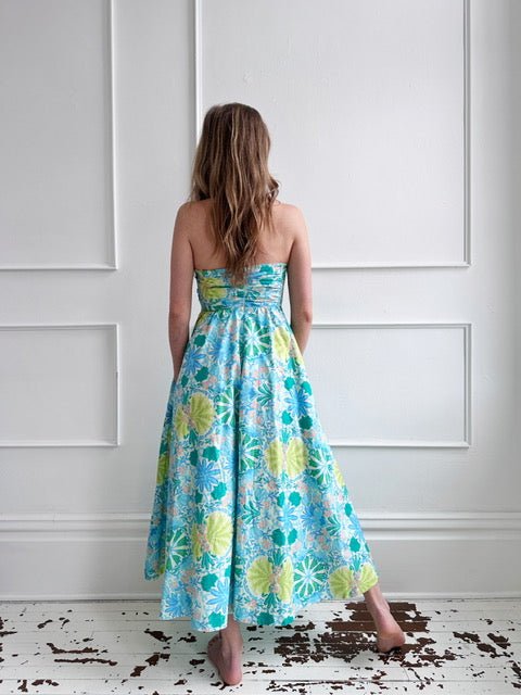 Ruched Strapless Dress - Spring Sweet
