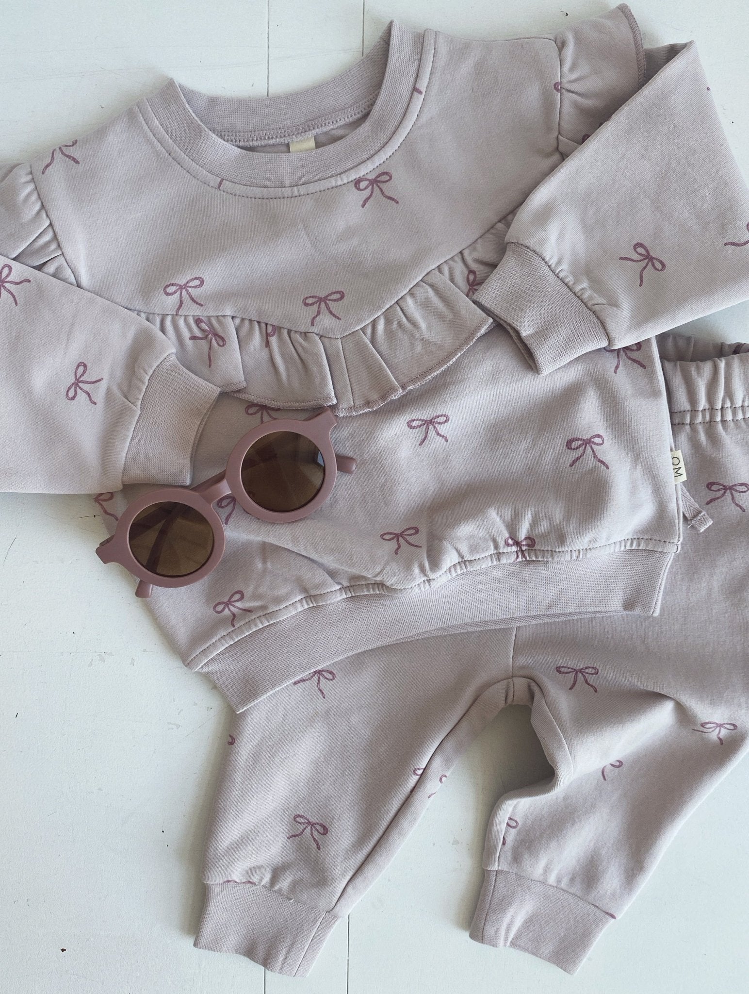 Ruffle Fleece Sweatshirt - Spring Sweet