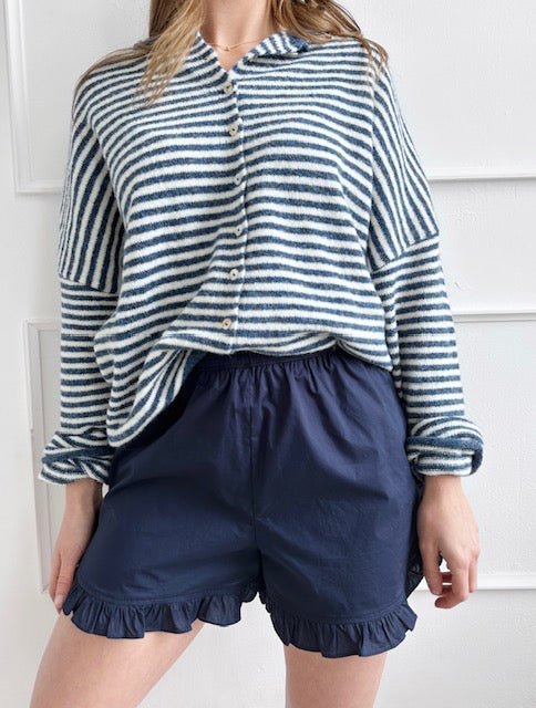 Ruffle Poplin Shorts - Spring Sweet