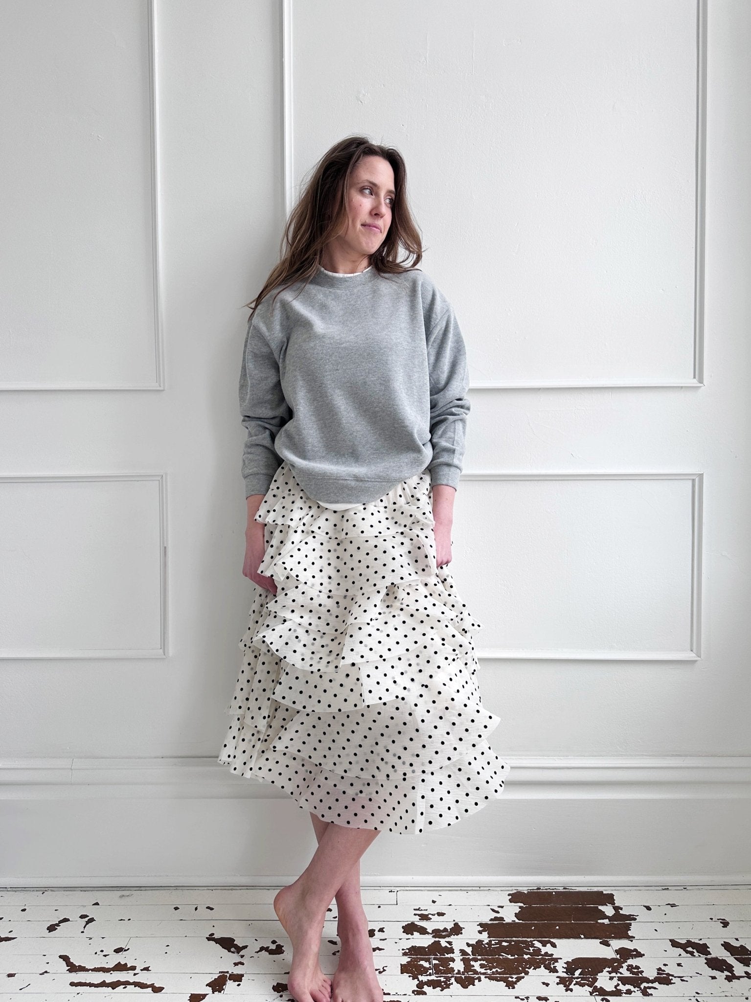 Ruffled Polka Dot Skirt - Spring Sweet