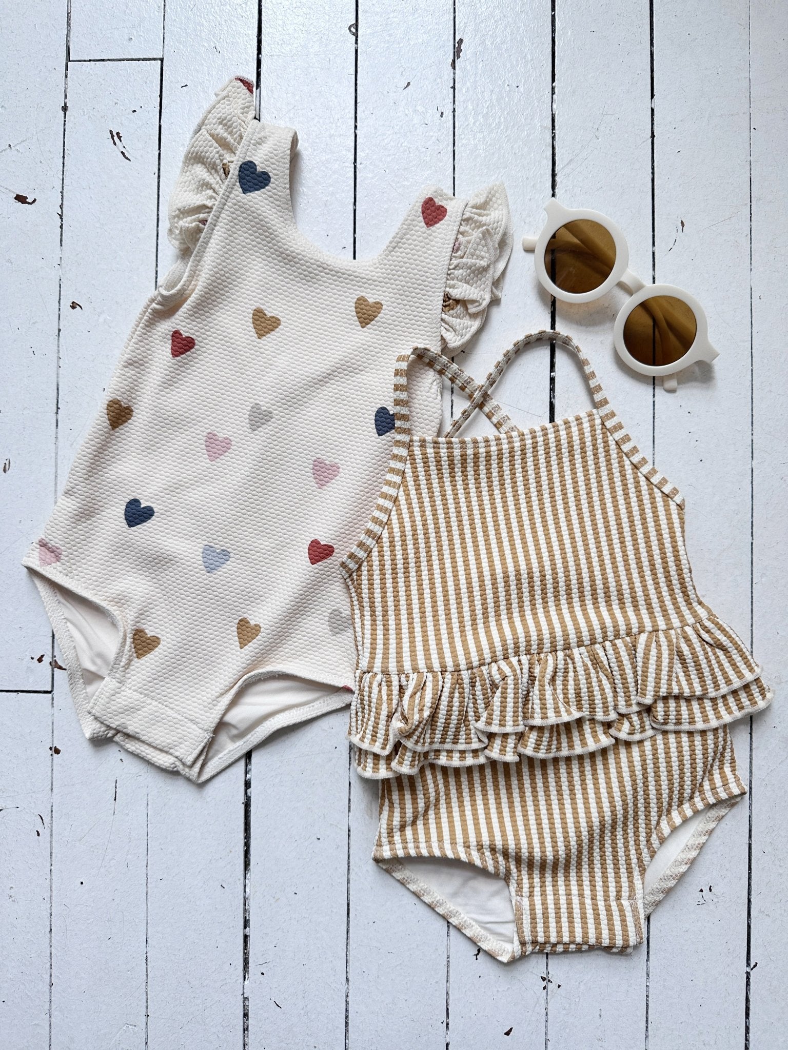 Scoop Back One - Piece Swimsuit - Spring Sweet