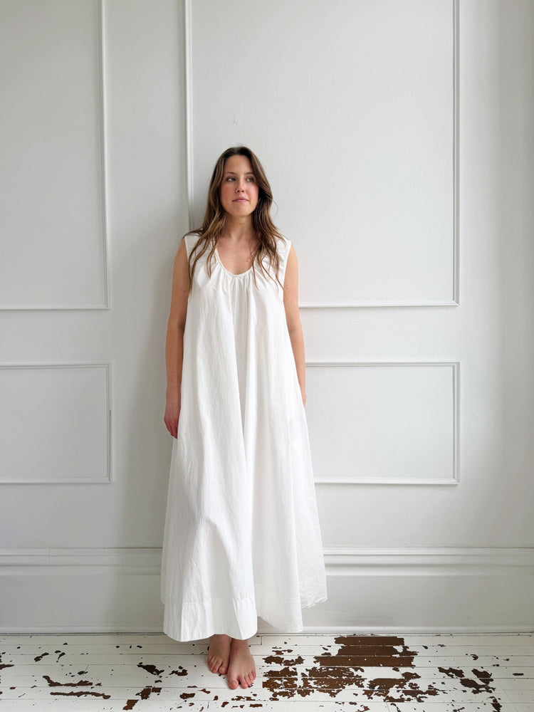 Scoop Neck Trapeze Maxi Dress - Spring Sweet