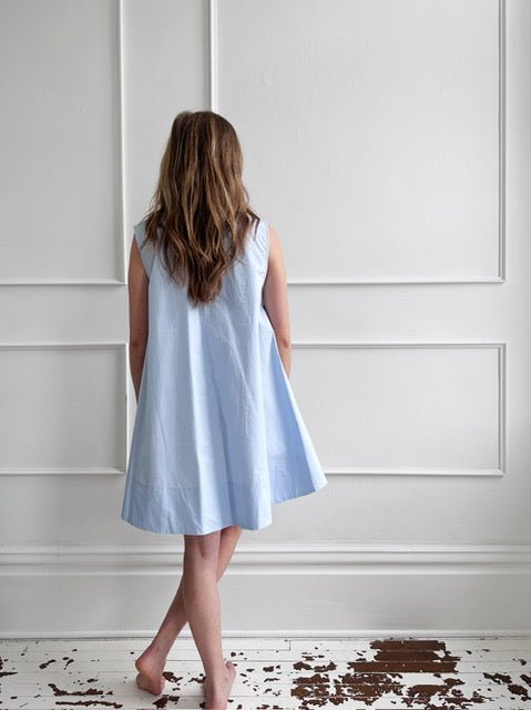 Scoop Neck Trapeze Mini Dress - Spring Sweet