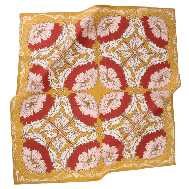 Screen Printed Handkerchief - Spring Sweet