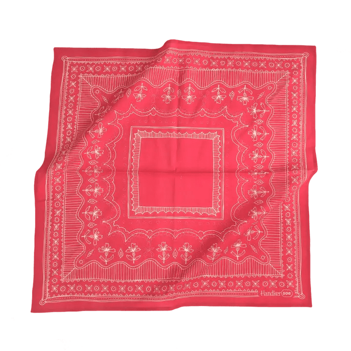Screen Printed Handkerchief - Spring Sweet