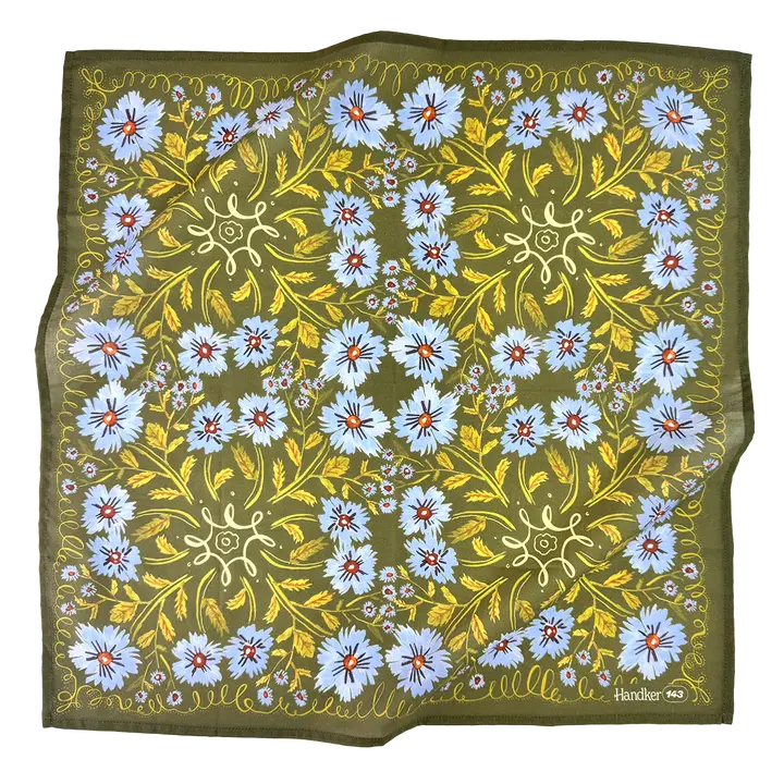 Screen Printed Handkerchief - Spring Sweet