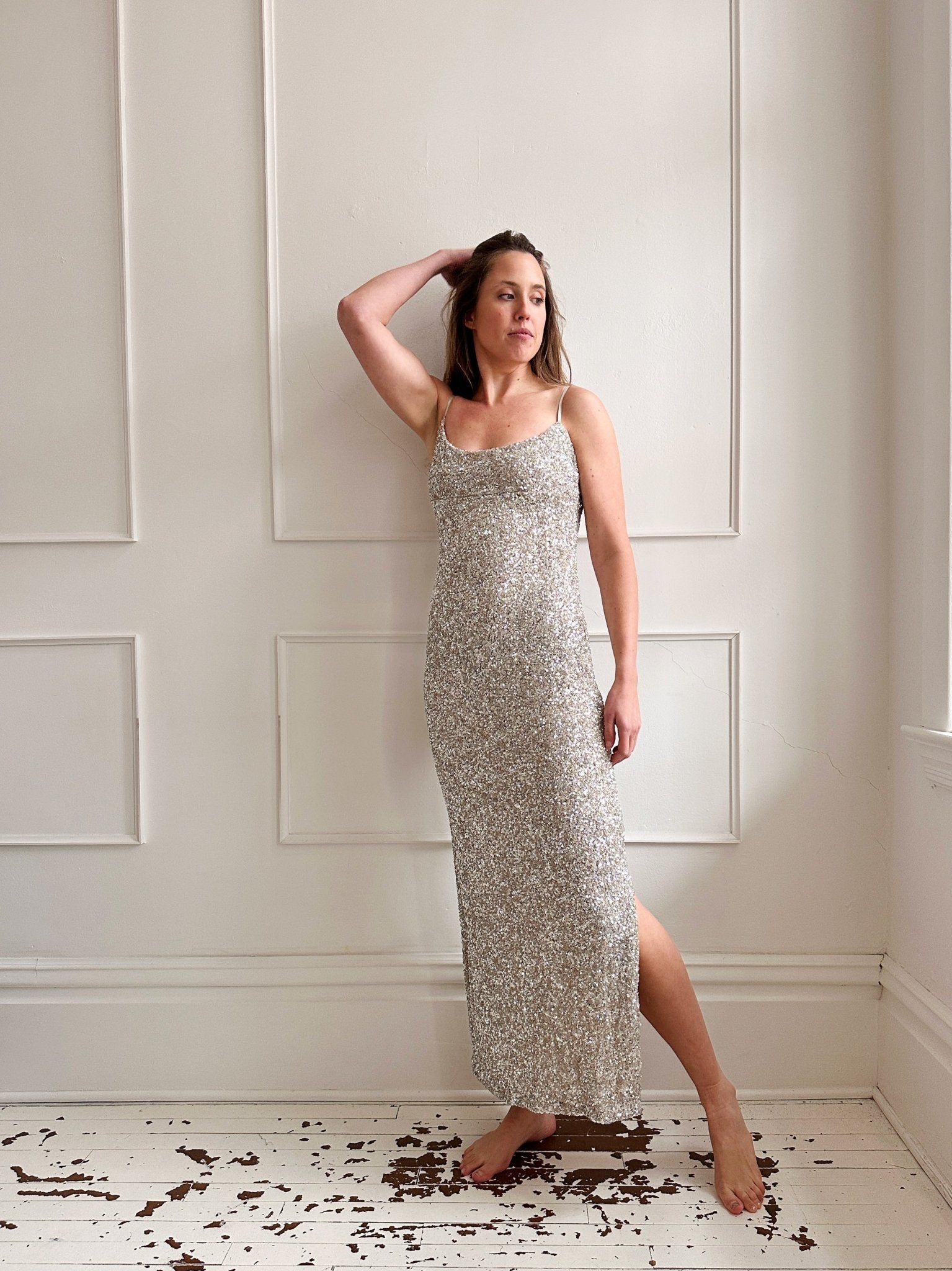 Sequin Midi Dress - Spring Sweet